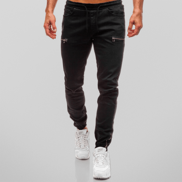 Versatile men's casual joggers, tapered fit & stretch fabric for modern everyday wear and comfort.