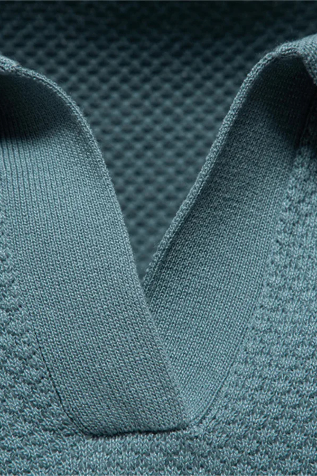 Men's casual wear: comfortable textured knit polo shirt