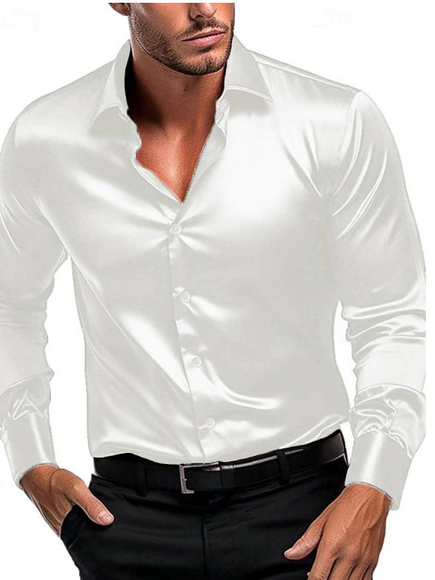 Elegant and comfortable men's dress shirt, versatile for any formal occasion.