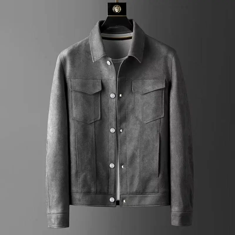 Fashionable men's jacket for street style. Timeless, versatile outerwear for casual and modern looks.