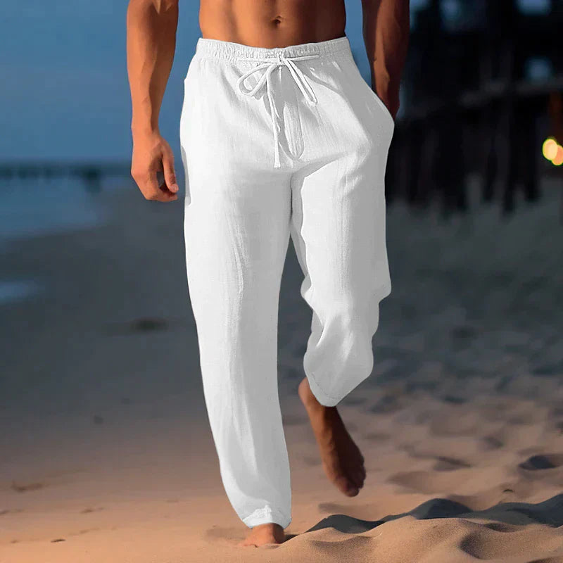 Stylish men's summer pants, comfort fit for everyday wear. Modern look, perfect for casual outings.