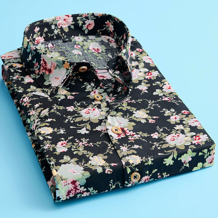 Short sleeve men's fashion shirt, perfect for summer and casual occasions