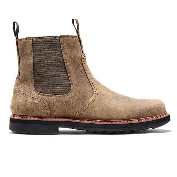 Versatile men's Chelsea boots, trendy ankle footwear offering comfort and stylish appeal for any occasion.