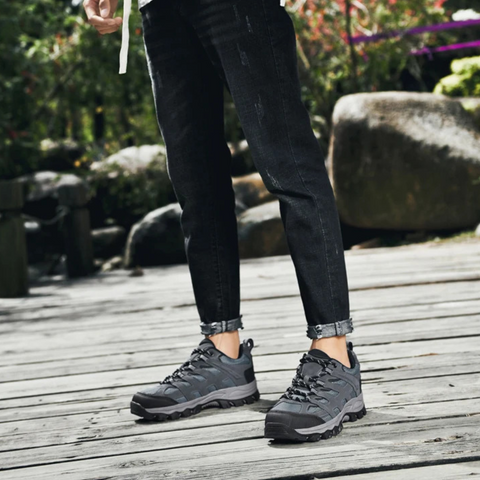 Rugged men's trail shoes, offering ultimate support and durability for challenging hikes and treks.
