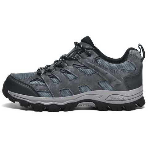 Versatile men's trail and walking shoes, offering comfort, durability, and shock absorption for adventure.