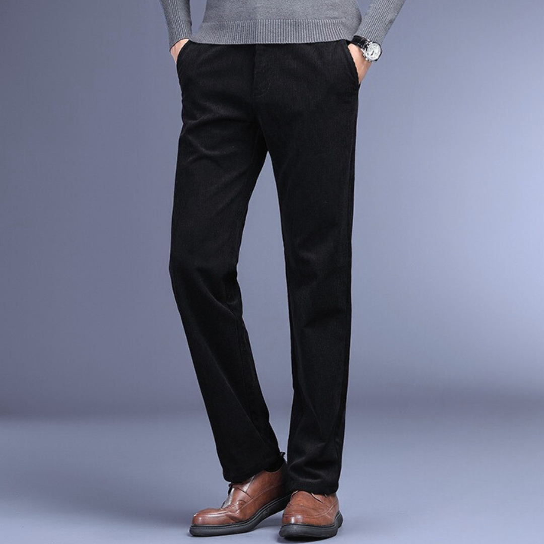 Stylish men's formal trousers for office wear, featuring exceptional stretch and ultimate comfort.