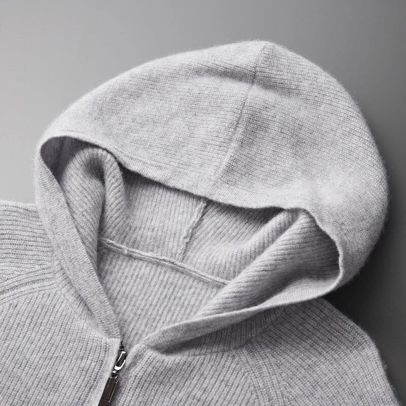 Versatile men's fashion hoodie, excellent for a casual outing, gym, or comfortable at-home loungewear.