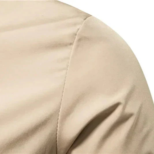 Versatile men's zip bomber jacket, perfect casual wear and stylish outerwear for urban environments.