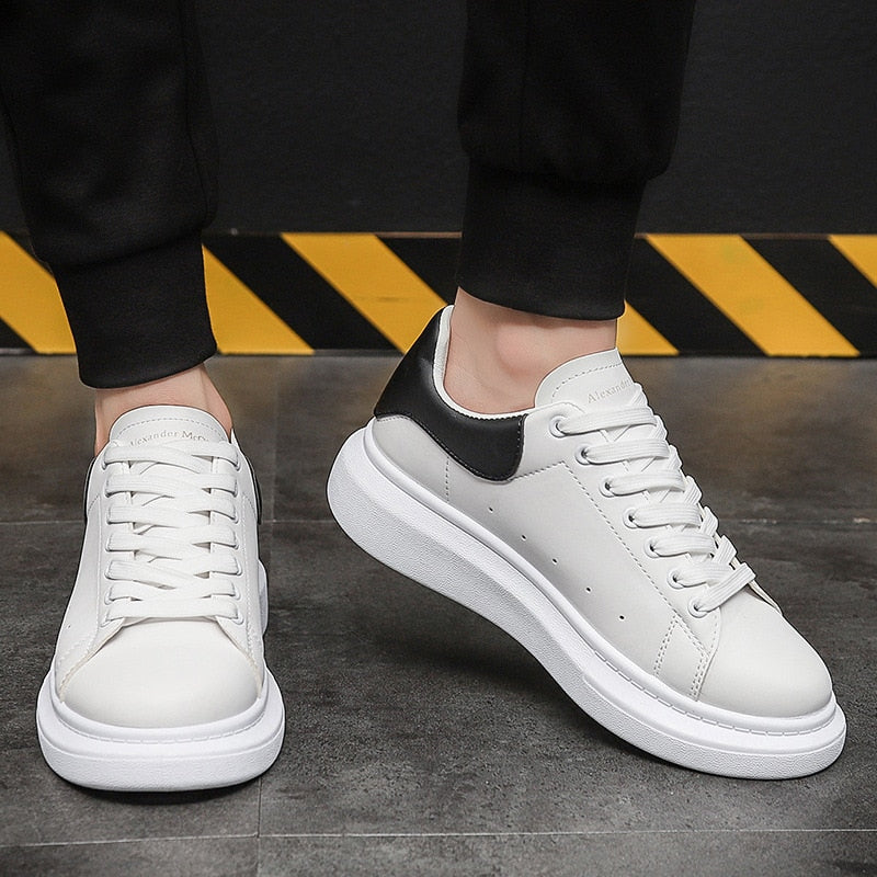 Side view of stylish men's lightweight trainers, perfect for everyday wear.