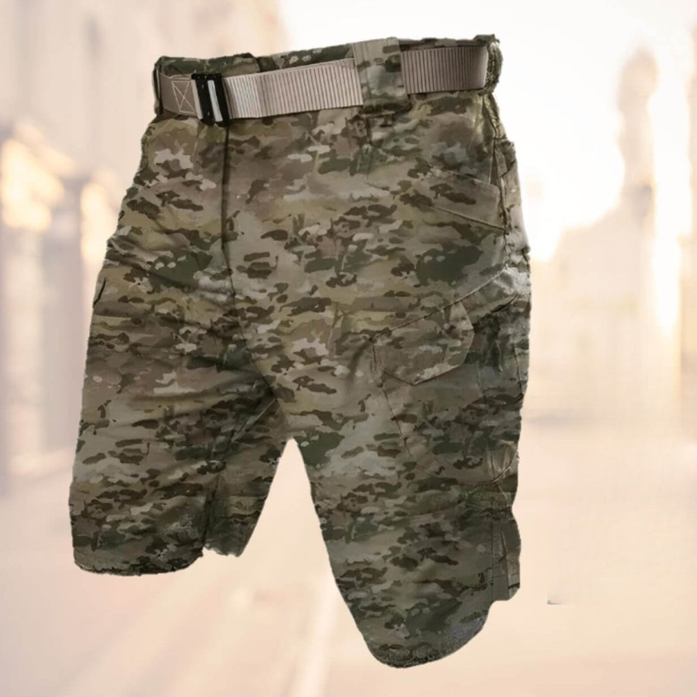 Relaxed fit men's utility shorts, essential for comfortable everyday casual wear and summer style.