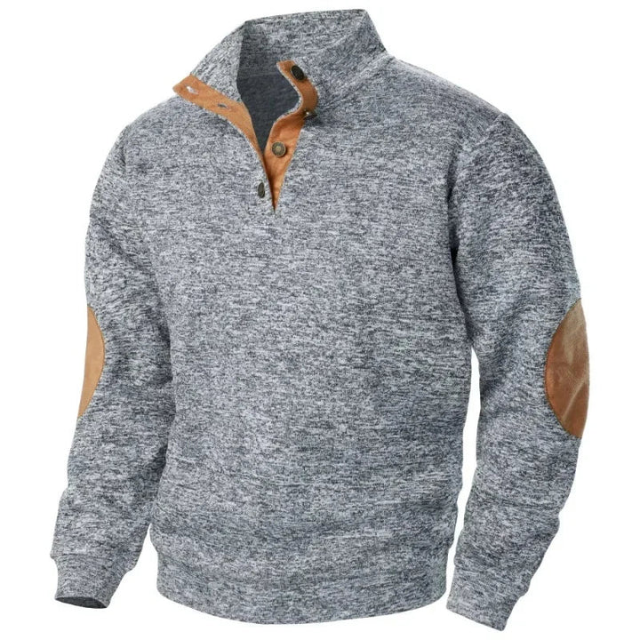 Comfortable V-Neck Pullover Sweatshirt for men, perfect for outdoor activities.