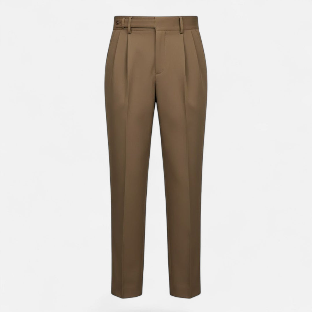 Elegant straight-leg trousers for men, ideal for formal occasions and business wear.