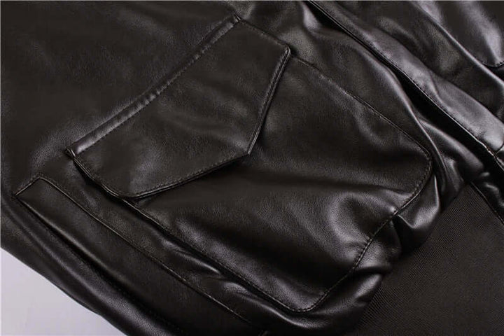 Versatile men's jacket in brown with ample practical pockets, designed for all-season comfort and smart-casual style.