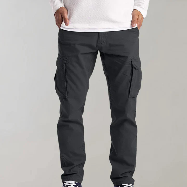 Rugged outdoor wear: men's durable cargo pants with a relaxed fit.