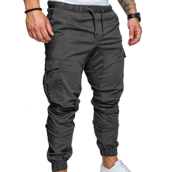 Everyday men's casual cargo pants, modern fit, durable for outdoor activities & urban style.