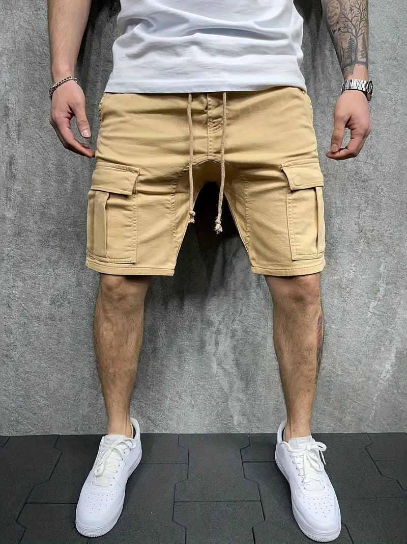 Comfortable men's cargo shorts with a relaxed fit, ideal for outdoor activities.