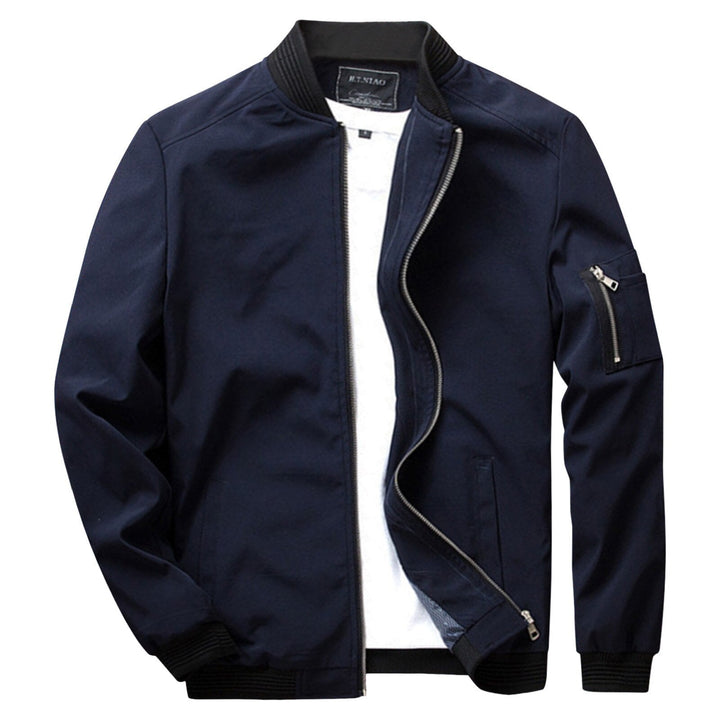 Trendy men's casual jacket, an essential piece of versatile outerwear for a modern, comfortable fashion look.