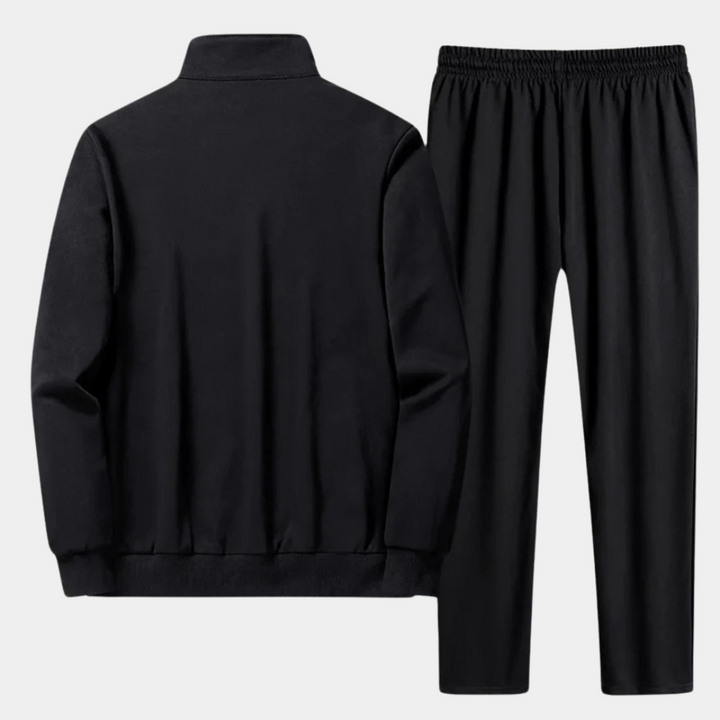 Men's versatile comfort tracksuit set, ideal for activewear, lounging, or casual spring & autumn fashion.