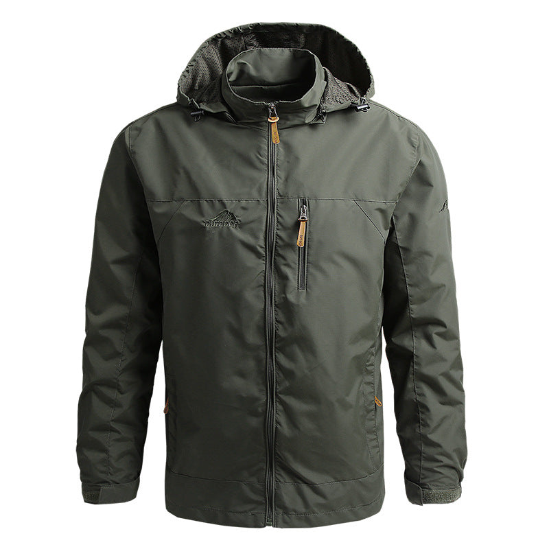 Men's versatile hooded casual jacket for everyday wear in autumn/spring.