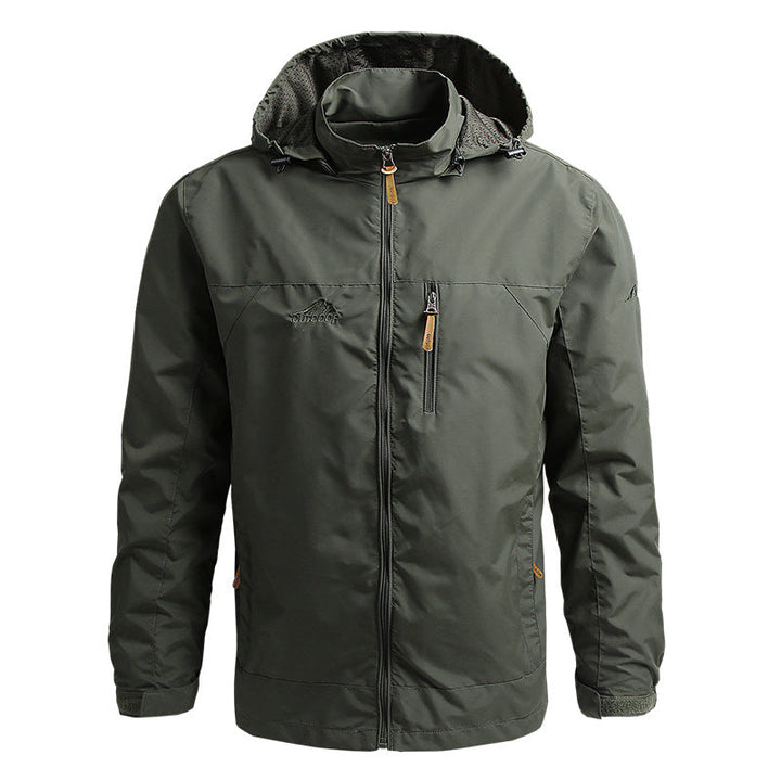 Men's versatile hooded casual jacket for everyday wear in autumn/spring.