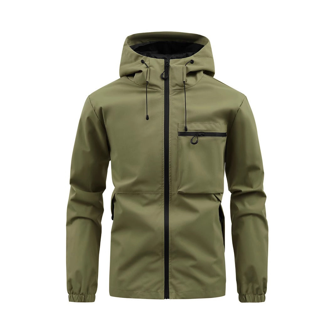 Men's versatile hooded softshell jacket, perfect for everyday comfort and outdoor activities.