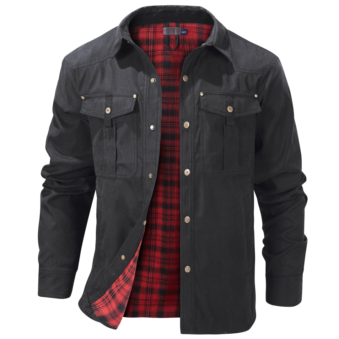 Men's versatile insulated jacket for everyday wear, featuring warm flannel lining.