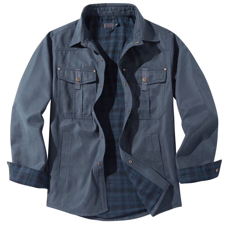 Functional men's insulated outerwear for travel & daily wear. Durable & warm jacket.