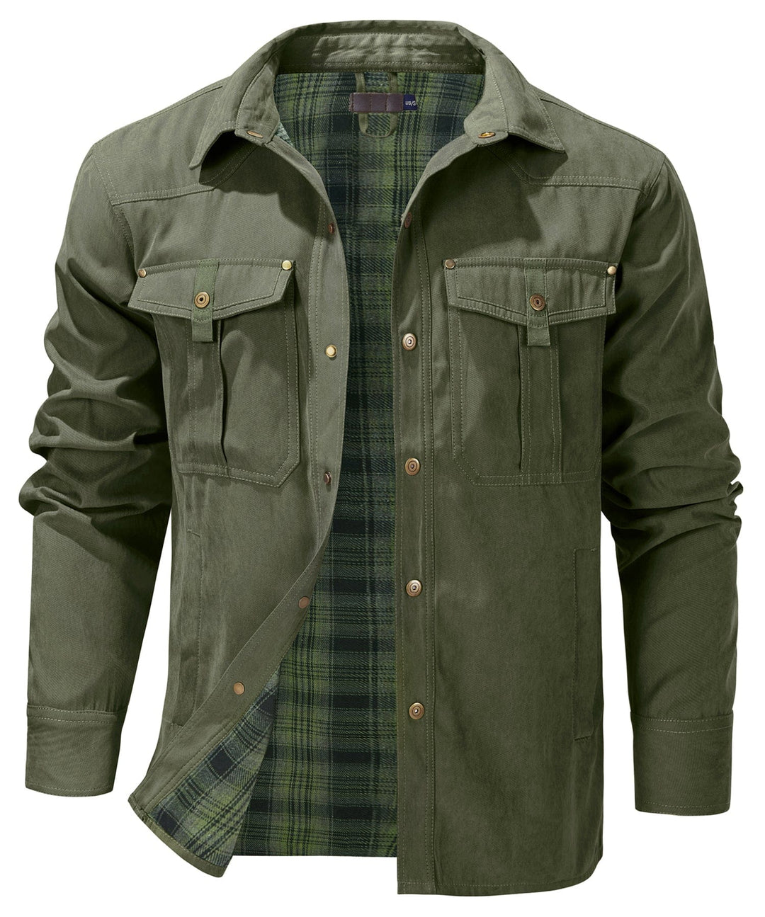 Stylish men's insulated jacket for everyday wear. Durable & warm casual outerwear.