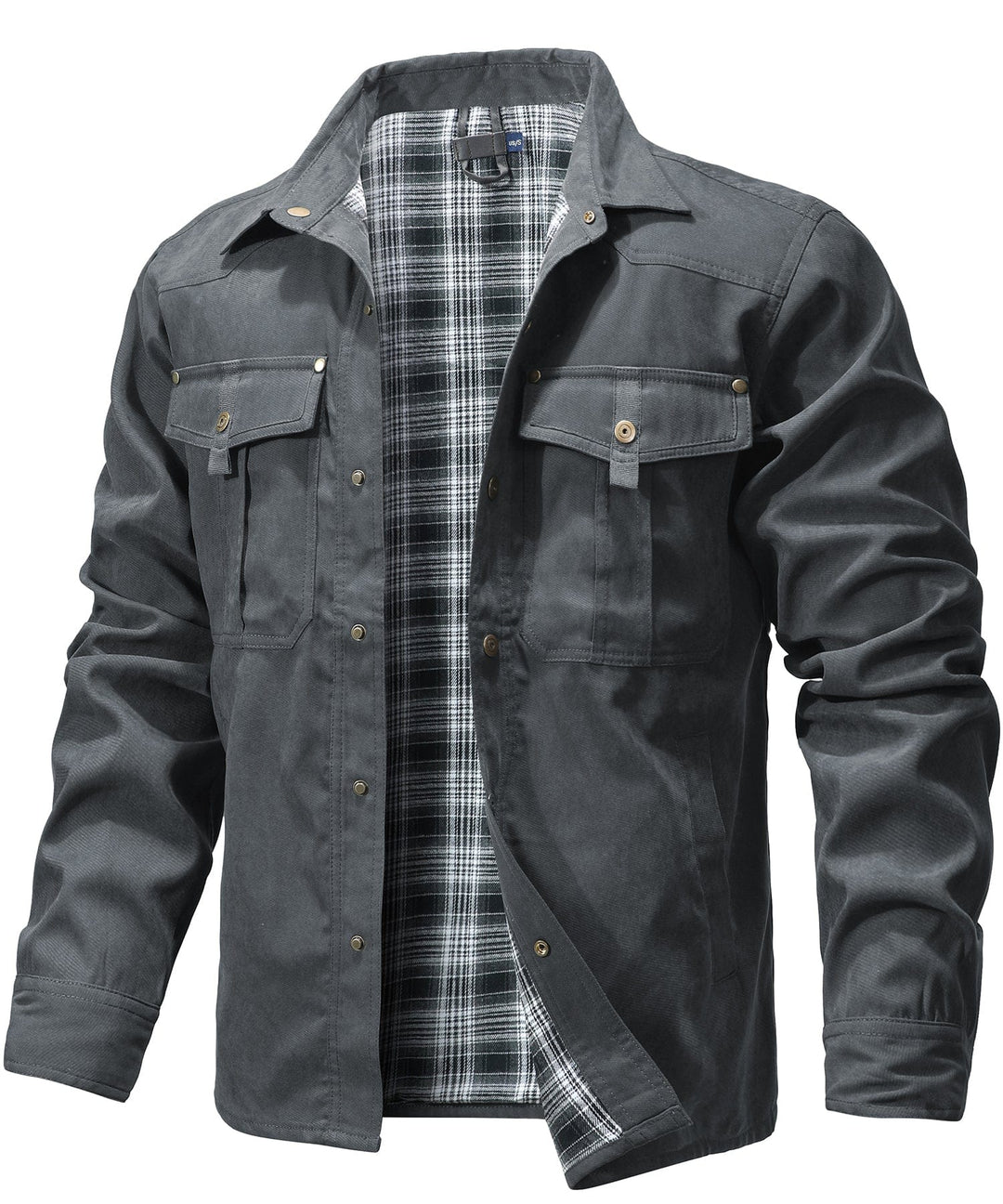 Men's durable outerwear: versatile insulated jacket for casual & everyday fashion.