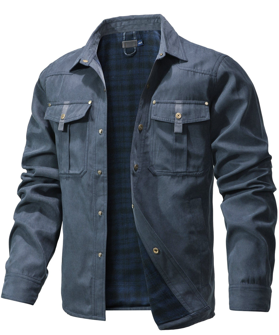 Warm & functional men's jacket with insulated flannel. Perfect for everyday wear.