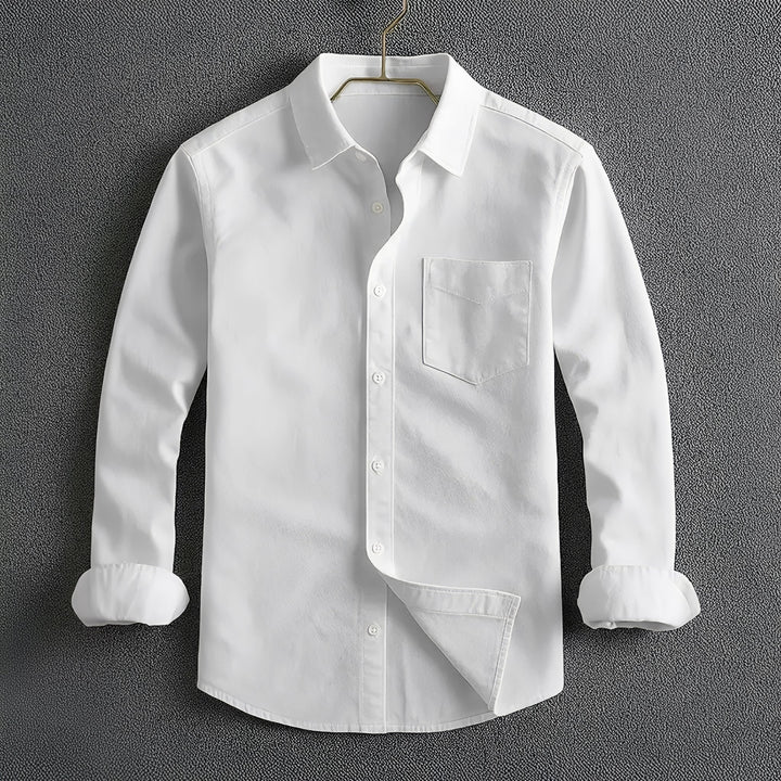 Men's versatile long-sleeve casual shirt, perfect for everyday wear, modern style & comfortable fit.