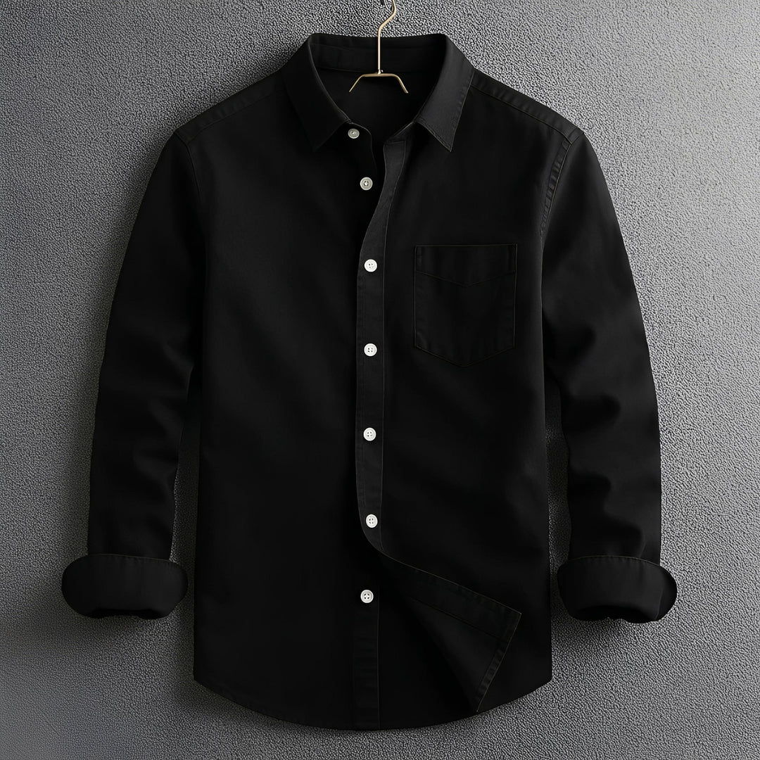 Stylish men's versatile casual shirt, long-sleeve for modern comfort, perfect for office casual & everyday wear.