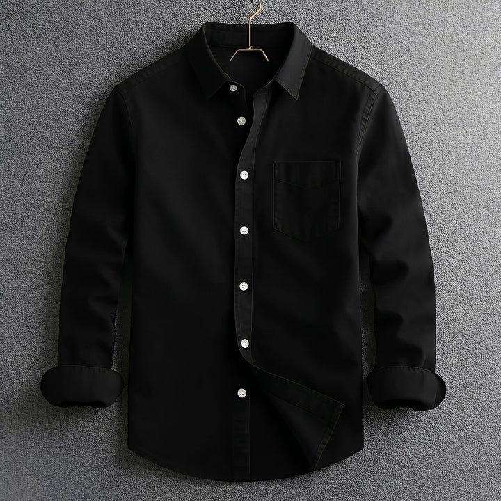 Stylish men's versatile casual shirt, long-sleeve for modern comfort, perfect for office casual & everyday wear.
