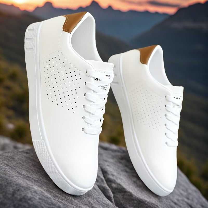 Comfortable men's low-top sneakers. Stylish & versatile footwear for daily casual wear.