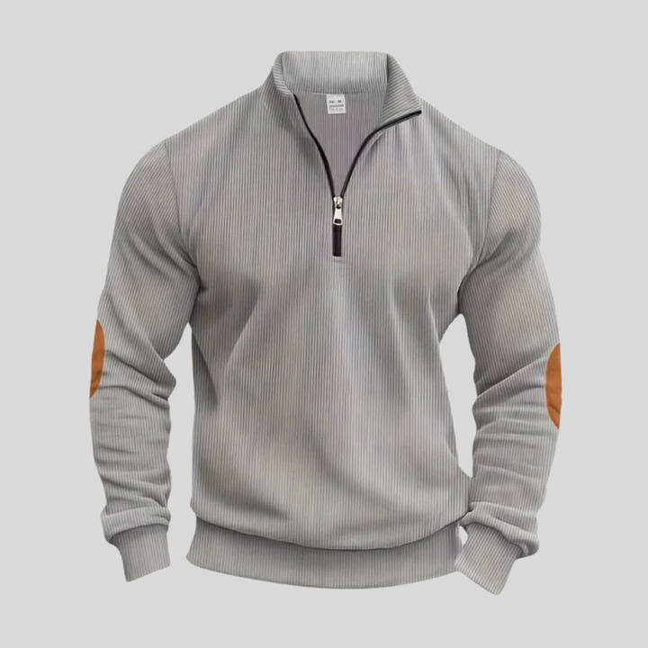 Stylish & comfortable men's pullover sweater. Ribbed cuffs and classic fit for modern everyday menswear.