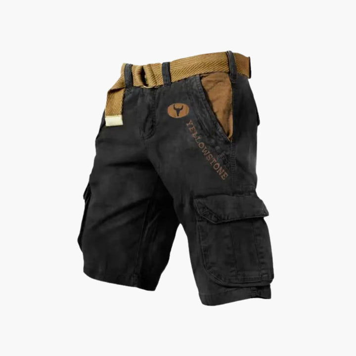 Men's versatile utility cargo shorts with 6 pockets, perfect for everyday wear and essentials.