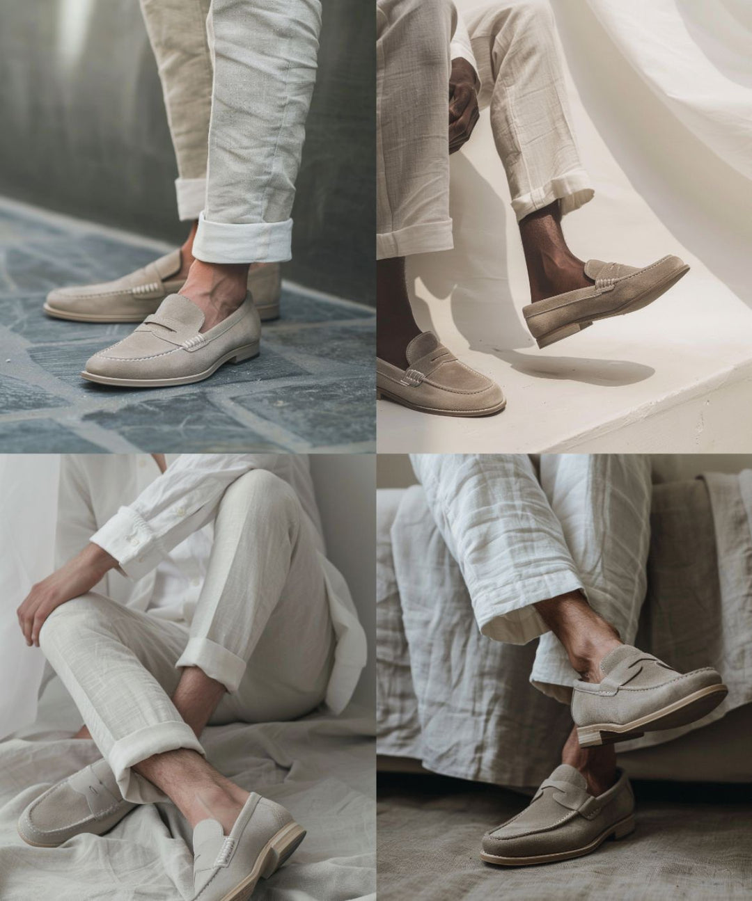 Men's fashion loafers: timeless vintage design, easy slip-on style for ultimate comfort.