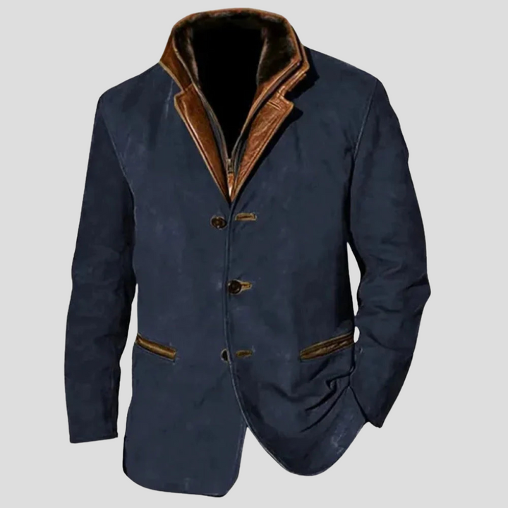 Men's outerwear in a vintage silhouette, offering timeless charm and everyday comfort.