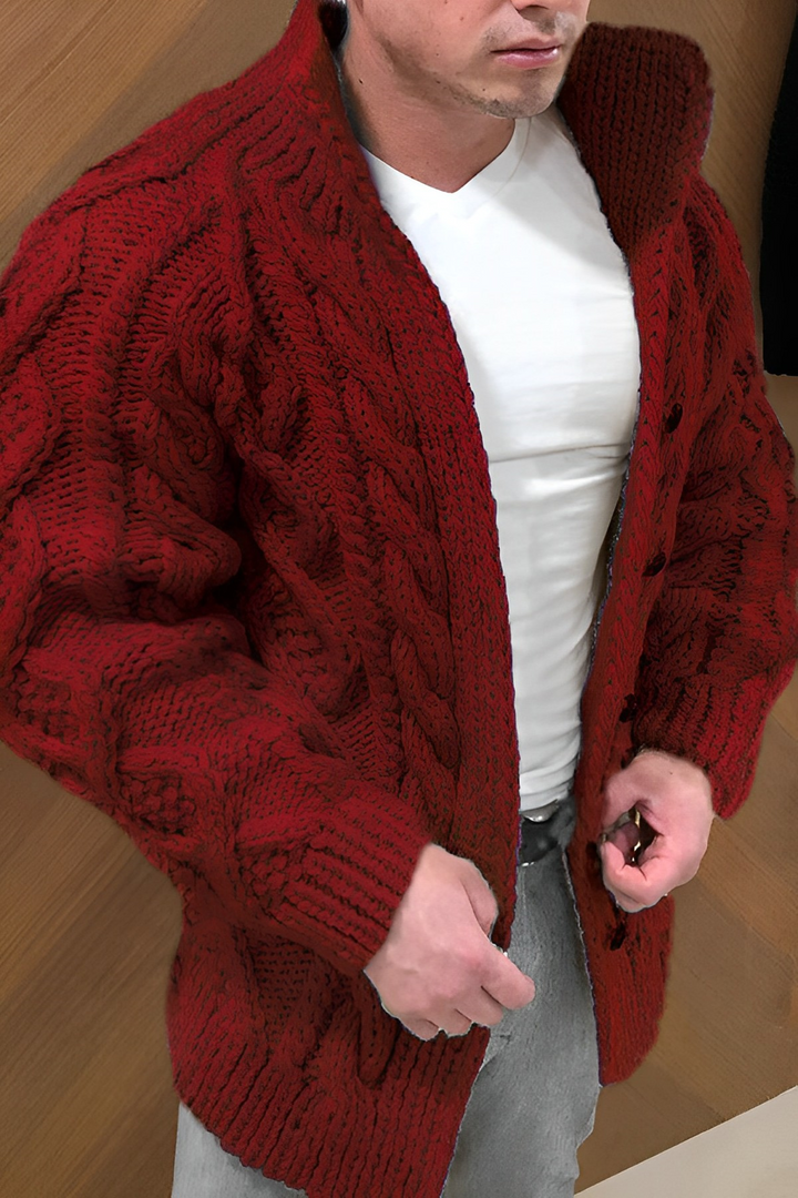 Casual style men's warm sweater, perfect layering piece
