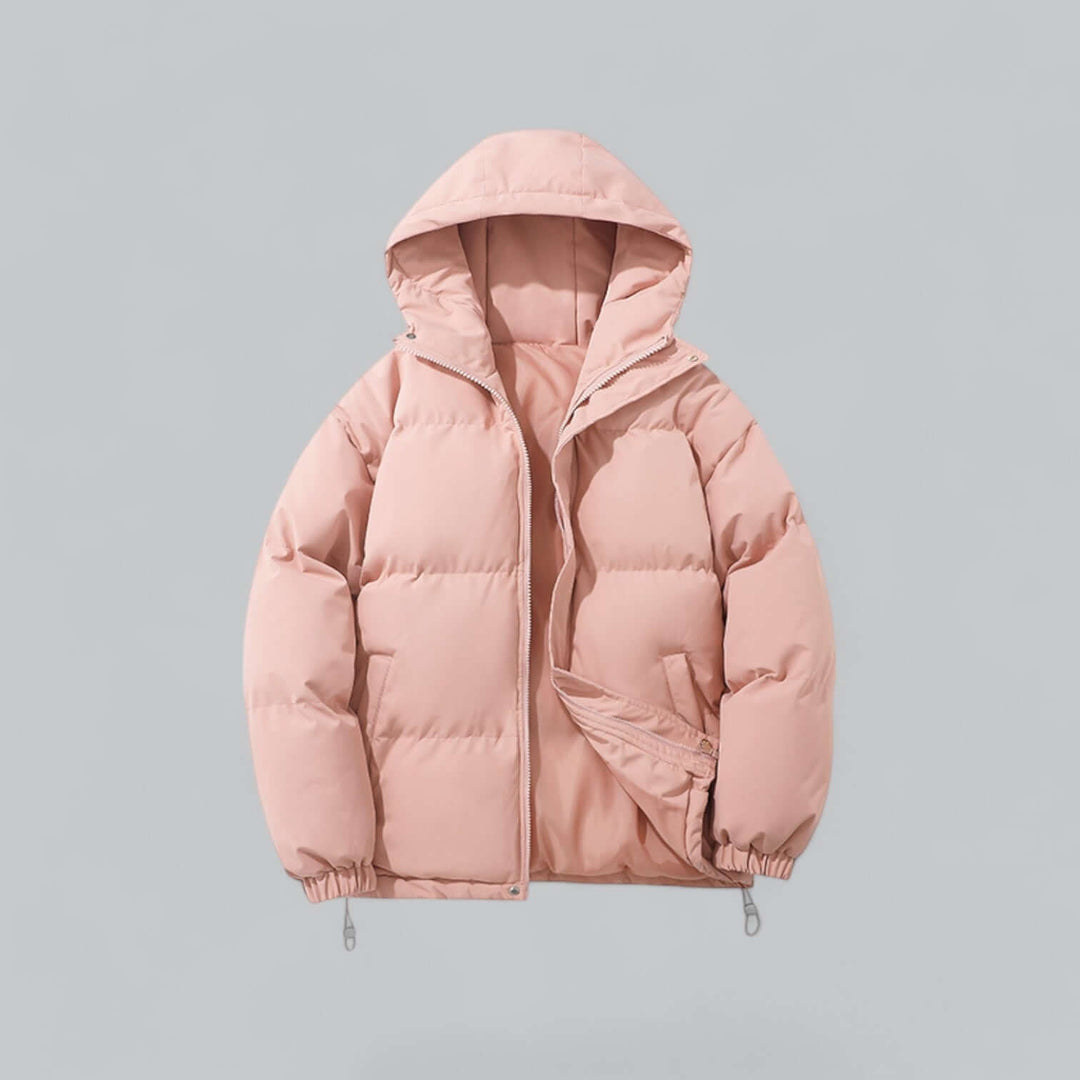Men's heavy-duty winter parka with an adjustable hood, ensuring maximum warmth and cold weather protection.