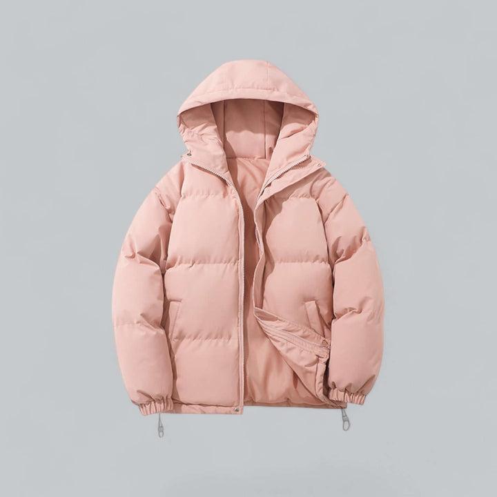 Men's heavy-duty winter parka with an adjustable hood, ensuring maximum warmth and cold weather protection.