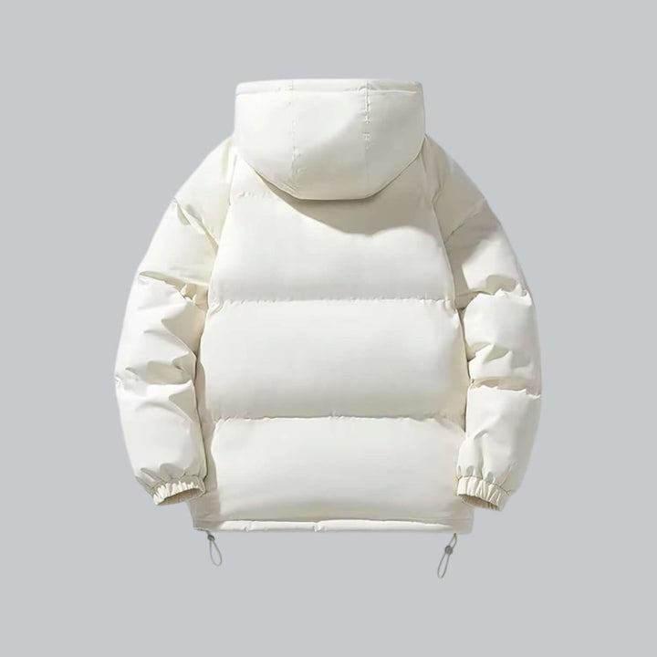 Premium men's insulated parka, offering superior warmth and ultimate comfort for harsh winter conditions.