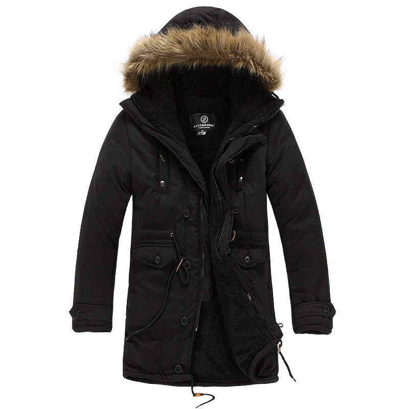 Insulated men's parka jacket providing ultimate warmth & protection for harsh winter and cold weather conditions.