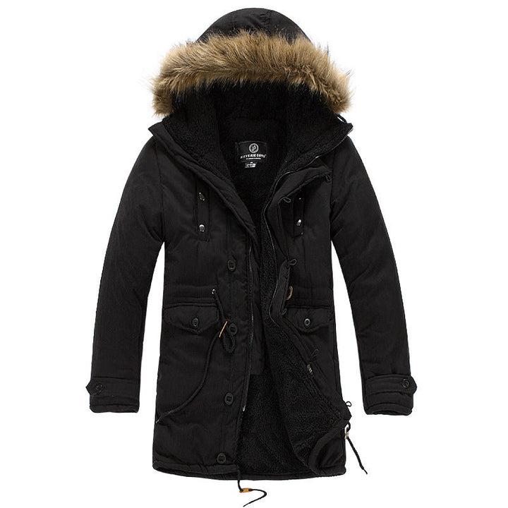 Insulated men's parka jacket providing ultimate warmth & protection for harsh winter and cold weather conditions.
