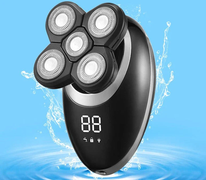 Men's cordless hair clippers. Multi-functional waterproof trimmer for haircuts and styling at home.