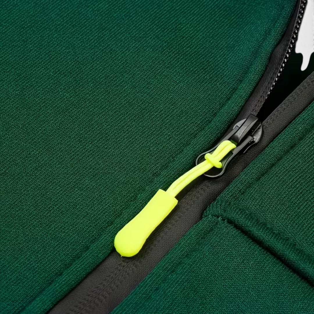 Men's stylish waterproof hoodie. Zip-up, loose fit, and comfortable, ideal for daily outerwear.