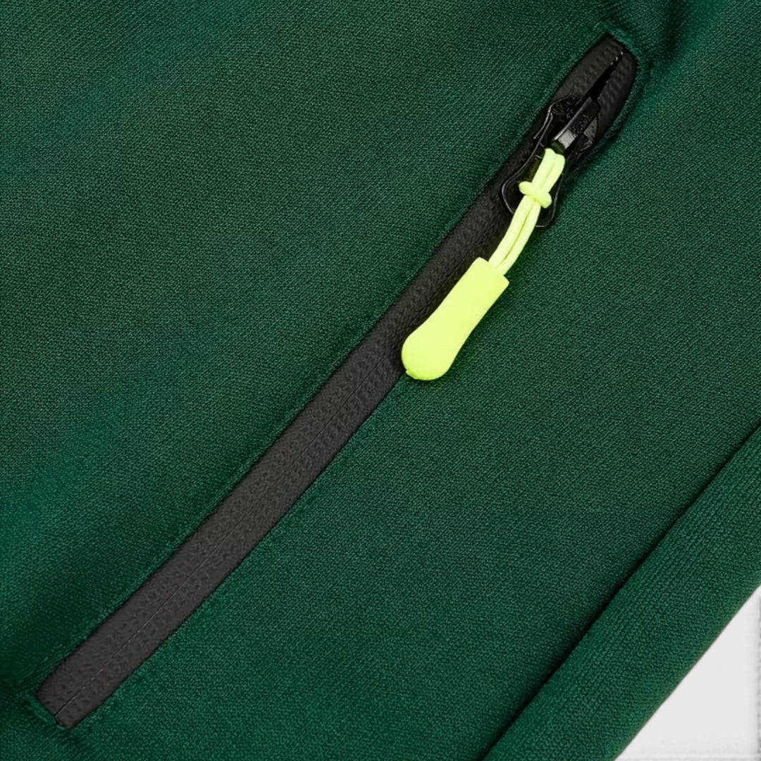 Cozy men's waterproof hooded zip-up. Loose-fit outerwear, perfect for casual fall & winter days.