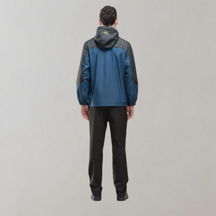 Versatile men's all-season jacket, a windproof & waterproof essential for any adventure.