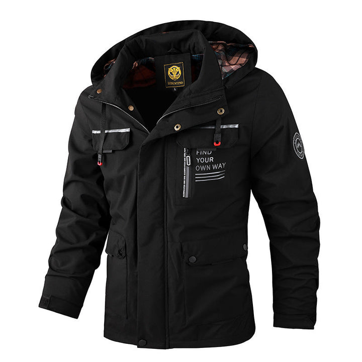 Premium men's all-season outerwear, windproof & waterproof for ultimate comfort.