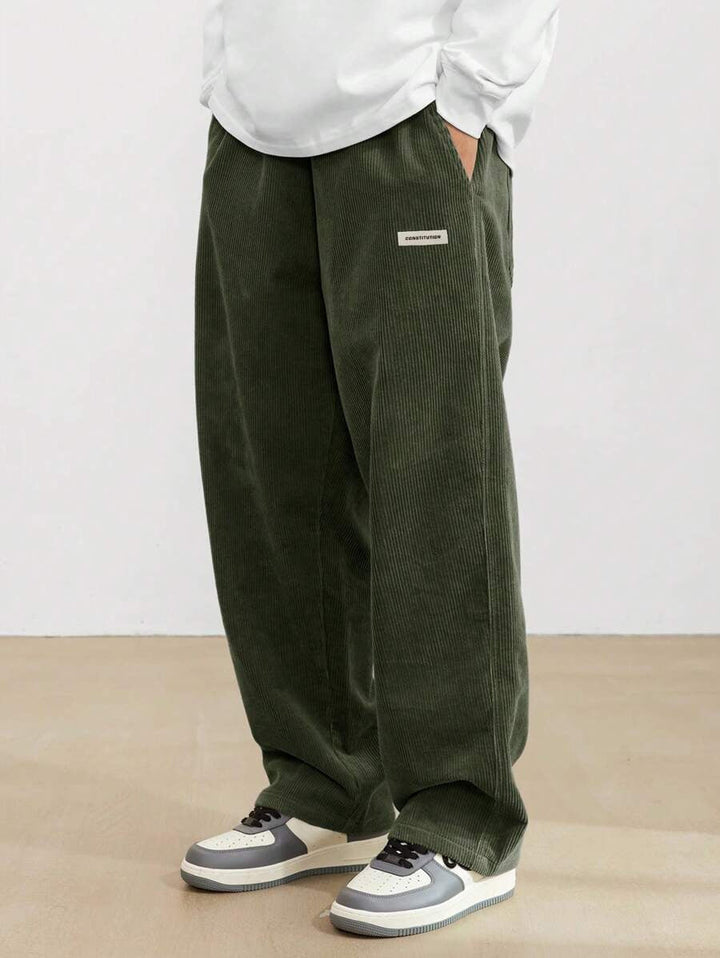 Men's wide leg trousers in a relaxed fit for ultimate comfort and effortless style. Versatile casual bottoms.